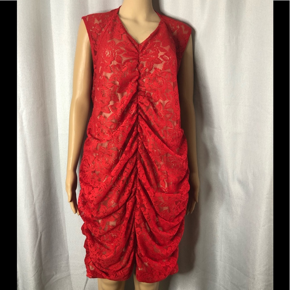 Red Torrid Dress Size 3